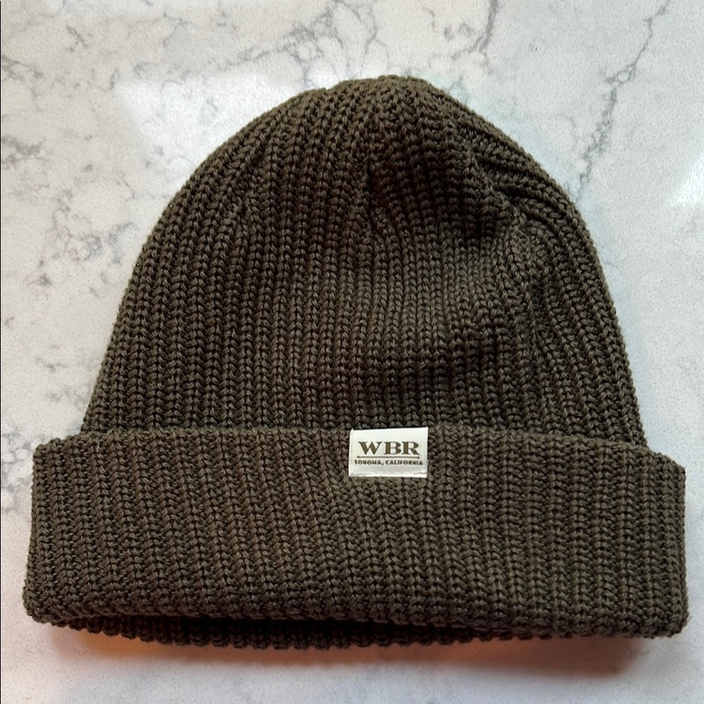 WBR Brown Knit Beanie